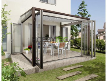 Sliding conservatory