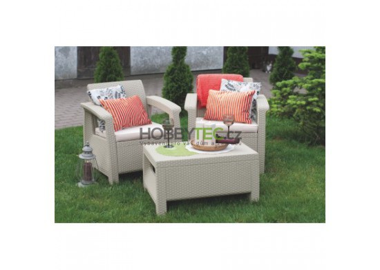 Rattan garden furniture