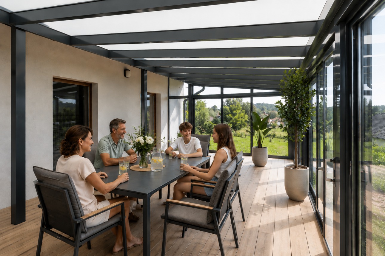 Seasonal and year-round sunrooms