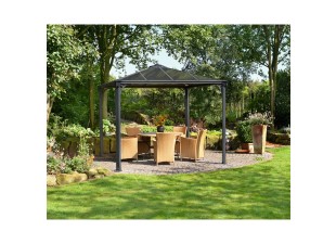 Palram Palermo 3000 aluminum garden gazebo